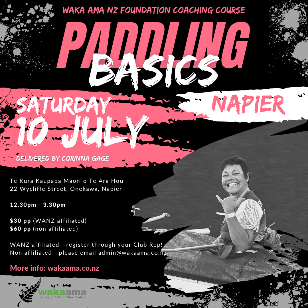 Enter now! Foundation Coaching - Paddling Basics (Napier)